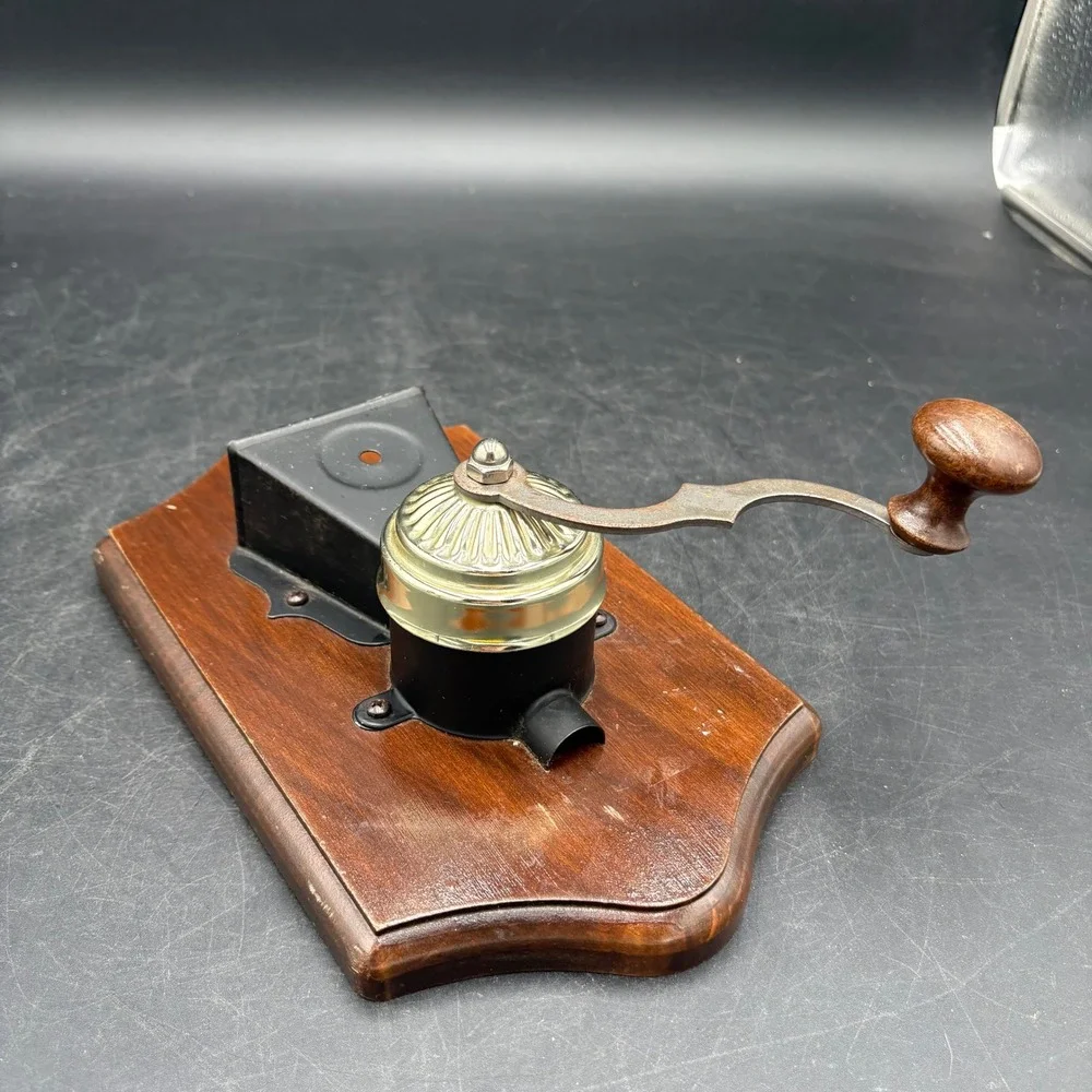 Vintage Style Wall Mount Coffee Grinder Decorative Wood Plaque Kitchen Decor